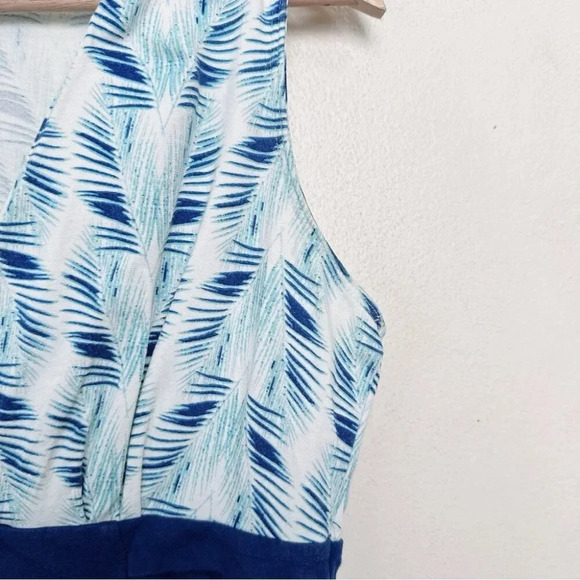 Patagonia Womens Small Sleeveless  Vneck Printed Margot Organic Cotton Dress - Picture 10 of 15